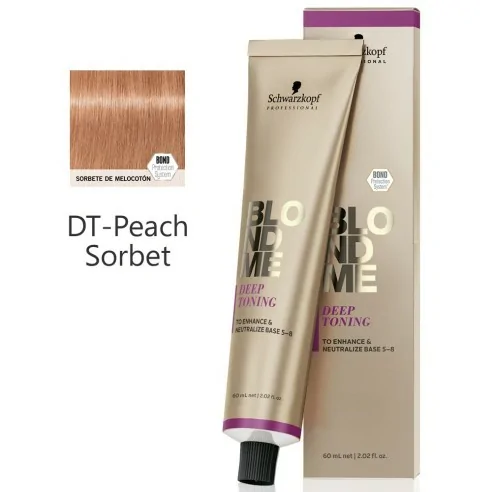 Schwarzkopf - Crema Matizadora Intensa BlondMe DT-Peach Sorbet 60 ml