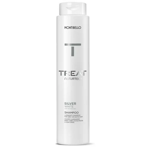 Montibello - Champu para Cabellos Blancos Treat NaturTech Silver White 300 ml