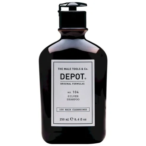 Depot - Champú para Cabello Blanco o Decolorado Nº104 Silver 250 ml