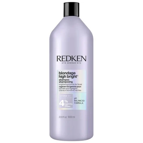 Redken - Champú para Cabellos Rubios Blondage High Bright 1000 ml