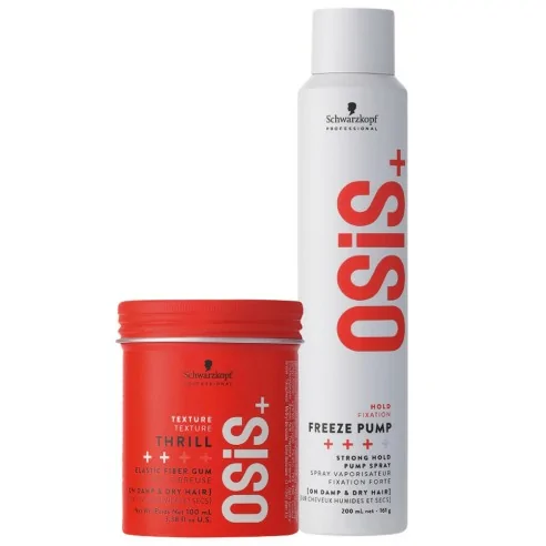 Schwarzkopf - Pack Osis+ Thrill 100 ml + Freeze Pump 200 ml