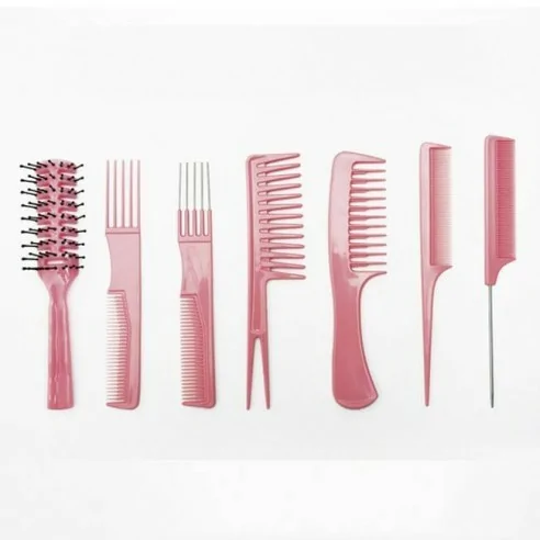 set de 7 peines gea pink - bifull