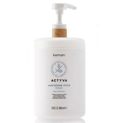 Kemon Actyva - Mascarilla Nutrizione Ricca 1000 ml